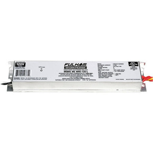 Adamax Fulham WH5-120-L 128-watt Workhorse 5 Fluorescent Electronic Ballast 5-Pack Adamax Fulham WH5-120-L 128-watt Workhorse 5 Fluorescent Electronic Ballast 5-Pack
